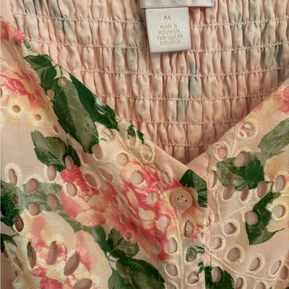 Rachel Parcell Floral Eyelet Dress - Picture 2 of 3